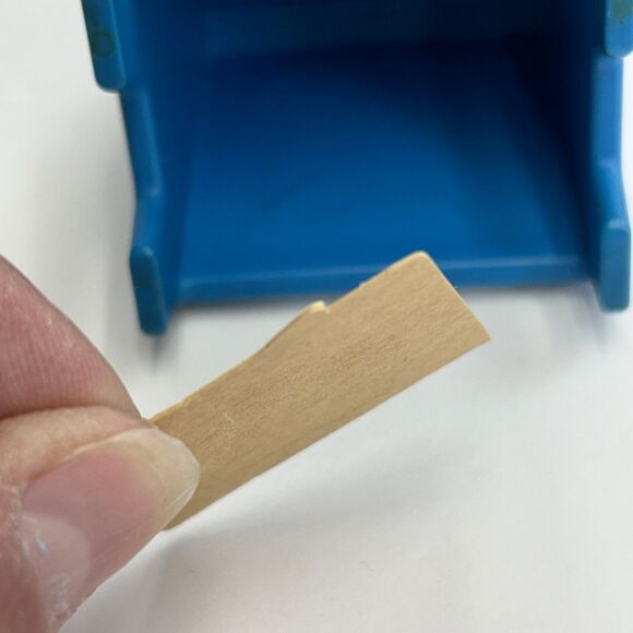 Vintage Fisher Price Little People Blue Nursery School Art Easel With Book - Picture 9 of 11